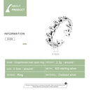 S925 Sterling Silver Gingerbread Women Open Ring