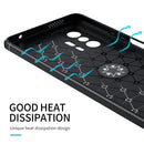 For Xiaomi Mi 11T Metal Ring Holder 360 Degree Rotating TPU Case(Blue)