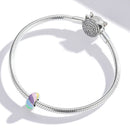 S925 Sterling Silver Rainbow Beads DIY Bracelet Necklace Accessories