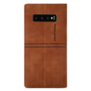 For Samsung Galaxy S10 Dream Magnetic Suction Business Horizontal Flip PU Leather Case with Holder & Card Slot & Wallet(Brown)