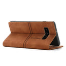 For Samsung Galaxy S10 Dream Magnetic Suction Business Horizontal Flip PU Leather Case with Holder & Card Slot & Wallet(Brown)