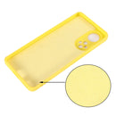 For Huawei Nova 9 Solid Color Liquid Silicone Dropproof Full Coverage Protective Case(Yellow)