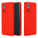For Huawei Nova 9 Solid Color Liquid Silicone Dropproof Full Coverage Protective Case(Red)