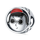 S925 Sterling Silver Cartoon Avatar Beads DIY Bracelet Necklace Accessories