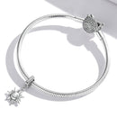S925 Sterling Silver Sun Guard Pendant DIY Bracelet Necklace Accessories