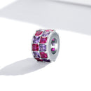 S925 Sterling Silver Colorful Beads DIY Bracelet Necklace Accessories