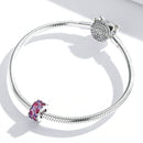 S925 Sterling Silver Colorful Beads DIY Bracelet Necklace Accessories