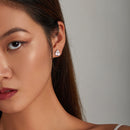 S925 Sterling Silver Big-eyed Chick Ear Studs Women Earrings
