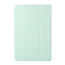 For Xiaomi Pad 5 / Pad 5 Pro Solid Color Magnetic Horizontal Flip Leather Case with Holder(Mint Green)