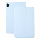 For Xiaomi Pad 5 / Pad 5 Pro Solid Color Magnetic Horizontal Flip Leather Case with Holder(Sky Blue)