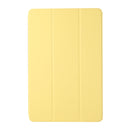 For Xiaomi Pad 5 / Pad 5 Pro Solid Color Magnetic Horizontal Flip Leather Case with Holder(Yellow)