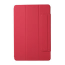 For Xiaomi Pad 5 / Pad 5 Pro Solid Color Magnetic Buckle Horizontal Flip Leather Case with Holder(Dark Red)