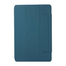 For Xiaomi Pad 5 / Pad 5 Pro Solid Color Magnetic Buckle Horizontal Flip Leather Case with Holder(Dark Green)