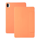 For Xiaomi Pad 5 / Pad 5 Pro Solid Color Magnetic Buckle Horizontal Flip Leather Case with Holder(Orange)