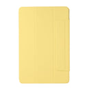 For Xiaomi Pad 5 / Pad 5 Pro Solid Color Magnetic Buckle Horizontal Flip Leather Case with Holder(Yellow)