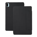 For Xiaomi Pad 5 / Pad 5 Pro Solid Color Magnetic Buckle Horizontal Flip Leather Case with Holder(Black)