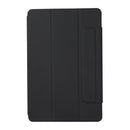 For Xiaomi Pad 5 / Pad 5 Pro Solid Color Magnetic Buckle Horizontal Flip Leather Case with Holder(Black)