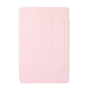 For Xiaomi Pad 5 / Pad 5 Pro Solid Color Magnetic Buckle Horizontal Flip Leather Case with Holder(Pink)