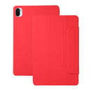 For Xiaomi Pad 5 / Pad 5 Pro Solid Color Magnetic Buckle Horizontal Flip Leather Case with Holder(Red)