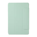 For Xiaomi Pad 5 / Pad 5 Pro Solid Color Magnetic Buckle Horizontal Flip Leather Case with Holder(Mint Green)