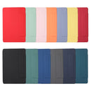 For Xiaomi Pad 5 / Pad 5 Pro Solid Color Magnetic Buckle Horizontal Flip Leather Case with Holder(Blue)