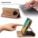 For Huawei Mate 30 4G / 5G CaseMe-013 Multifunctional Horizontal Flip Leather Case with Card Slot & Holder & Wallet(Brown)
