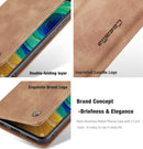 For Huawei Mate 30 4G / 5G CaseMe-013 Multifunctional Horizontal Flip Leather Case with Card Slot & Holder & Wallet(Brown)