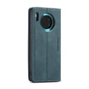For Huawei Mate 30 4G / 5G CaseMe-013 Multifunctional Horizontal Flip Leather Case with Card Slot & Holder & Wallet(Blue)