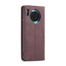 For Huawei Mate 30 4G / 5G CaseMe-013 Multifunctional Horizontal Flip Leather Case with Card Slot & Holder & Wallet(Wine Red)