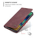 For Huawei Mate 30 4G / 5G CaseMe-013 Multifunctional Horizontal Flip Leather Case with Card Slot & Holder & Wallet(Wine Red)