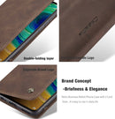 For Huawei Mate 30 4G / 5G CaseMe-013 Multifunctional Horizontal Flip Leather Case with Card Slot & Holder & Wallet(Coffee)