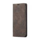 For Xiaomi Redmi Note 8 CaseMe-013 Multifunctional Horizontal Flip Leather Case with Card Slot & Holder & Wallet(Coffee)