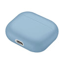 Solid Color Silicone Earphone Protective Case for AirPods 3(Light Blue)