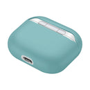 Solid Color Silicone Earphone Protective Case for AirPods 3(Green)