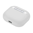 Solid Color Silicone Earphone Protective Case for AirPods 3(White)