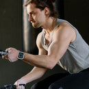 Silicone Integrated Watch Band For Apple Watch Series 7 41mm / 6&SE&5&4 40mm / 3&2&1 38mm(Dark Black+Silver Frame)