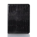 Crocodile Texture Horizontal Flip Leather Tablet Case with Holder & Card Slot & Wallet For iPad mini 6(Black)