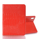 Crocodile Texture Horizontal Flip Leather Tablet Case with Holder & Card Slot & Wallet For iPad mini 6(Red)