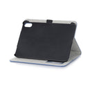 Crocodile Texture Horizontal Flip Leather Tablet Case with Holder & Card Slot & Wallet For iPad mini 6(Blue)
