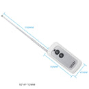 1000-2E Two-button Water Pump Motor Smart Socket Access Control Lamp Learning Wireless Remote Control, Frequency:433M 1527(White)