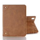 Retro Book Style Horizontal Flip PU Leather Tablet Case with Holder & Card Slots & Wallet For iPad mini 6(Brown)