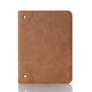 Retro Book Style Horizontal Flip PU Leather Tablet Case with Holder & Card Slots & Wallet For iPad mini 6(Brown)