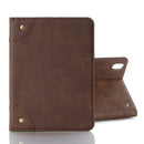 Retro Book Style Horizontal Flip PU Leather Tablet Case with Holder & Card Slots & Wallet For iPad mini 6(Coffee)