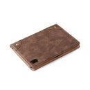 Retro Book Style Horizontal Flip PU Leather Tablet Case with Holder & Card Slots & Wallet For iPad mini 6(Coffee)