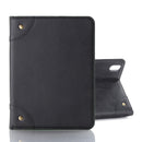 Retro Book Style Horizontal Flip PU Leather Tablet Case with Holder & Card Slots & Wallet For iPad mini 6(Black)