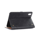 Retro Book Style Horizontal Flip PU Leather Tablet Case with Holder & Card Slots & Wallet For iPad mini 6(Black)