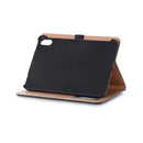 Retro Book Style Horizontal Flip PU Leather Tablet Case with Holder & Card Slots & Wallet For iPad mini 6(Black)