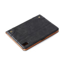 Retro Book Style Horizontal Flip PU Leather Tablet Case with Holder & Card Slots & Wallet For iPad mini 6(Black)