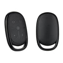 AK-K2000812 4-button Copy Style Electric Barrier Garage Door Battery Car Key Remote Controller, Frequency:315MHZ(Black)