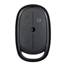 AK-K2000812 4-button Copy Style Electric Barrier Garage Door Battery Car Key Remote Controller, Frequency:433MHZ(Black)
